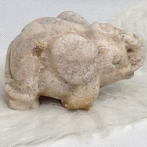 Pink Amethyst Elephant Carving 🐘💗 | Druzy Crystal Elephant | Geode Carving |